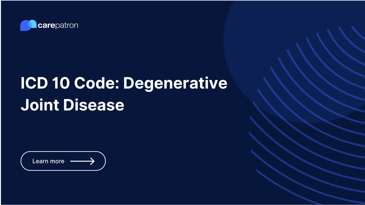Degenerative Joint Disease ICD10CM Codes 2023